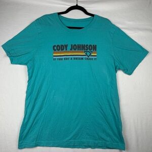 Cody Johnson Teal Graphic T-Shirt